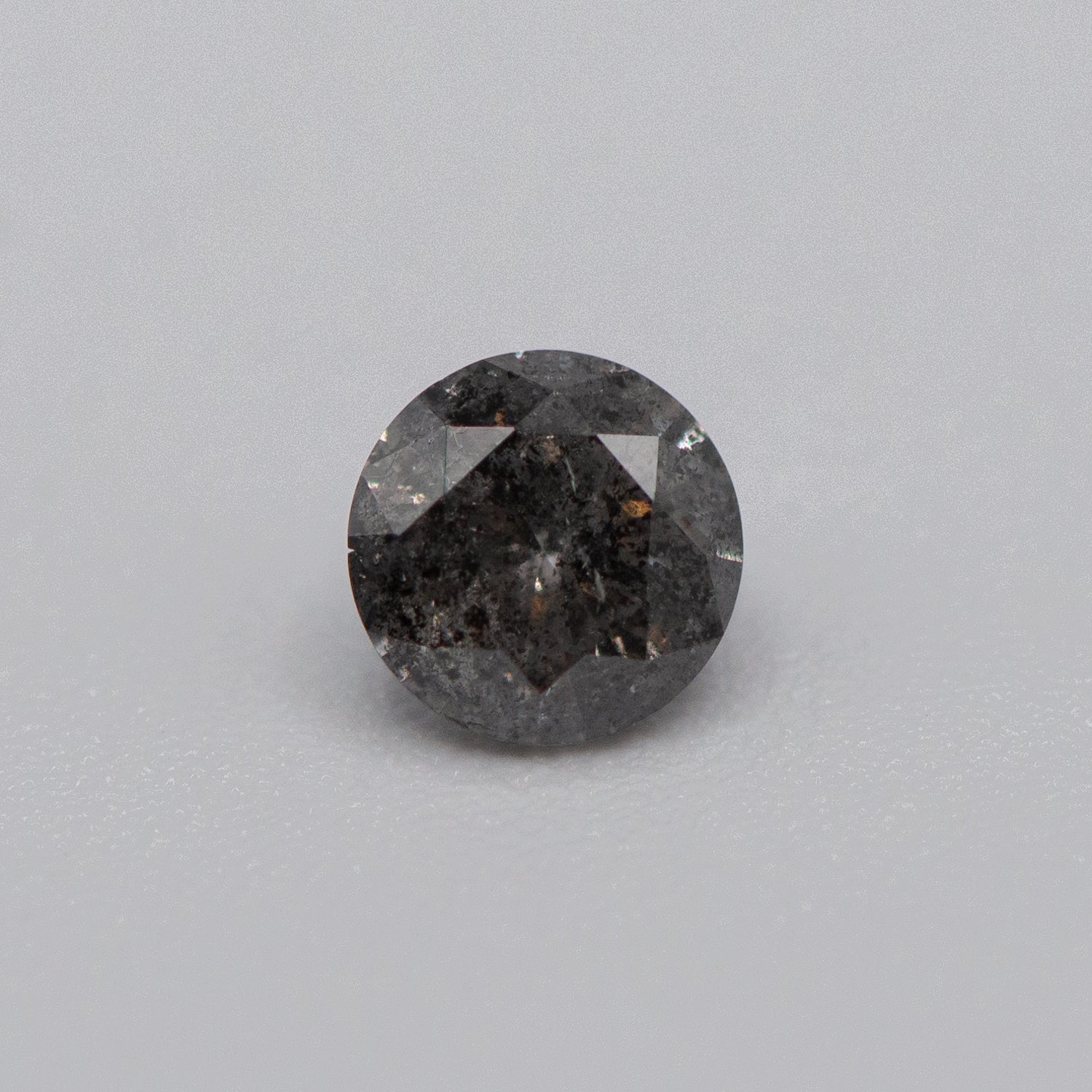 0.58ct Round Shaped Loose Salt & Pepper Diamond