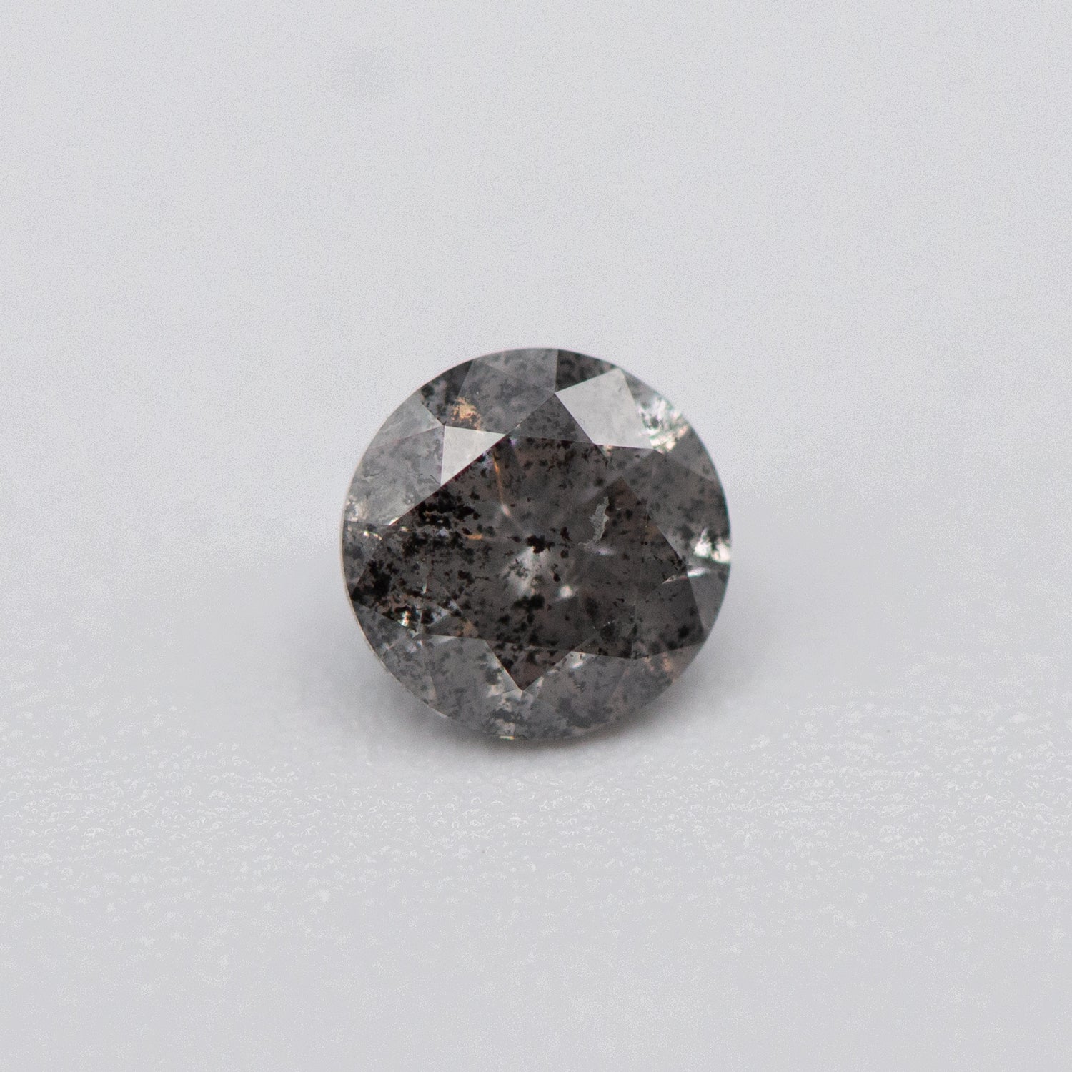 0.51 Round Shaped Light Grey Loose Salt & Pepper Diamond Malleable Jewellers