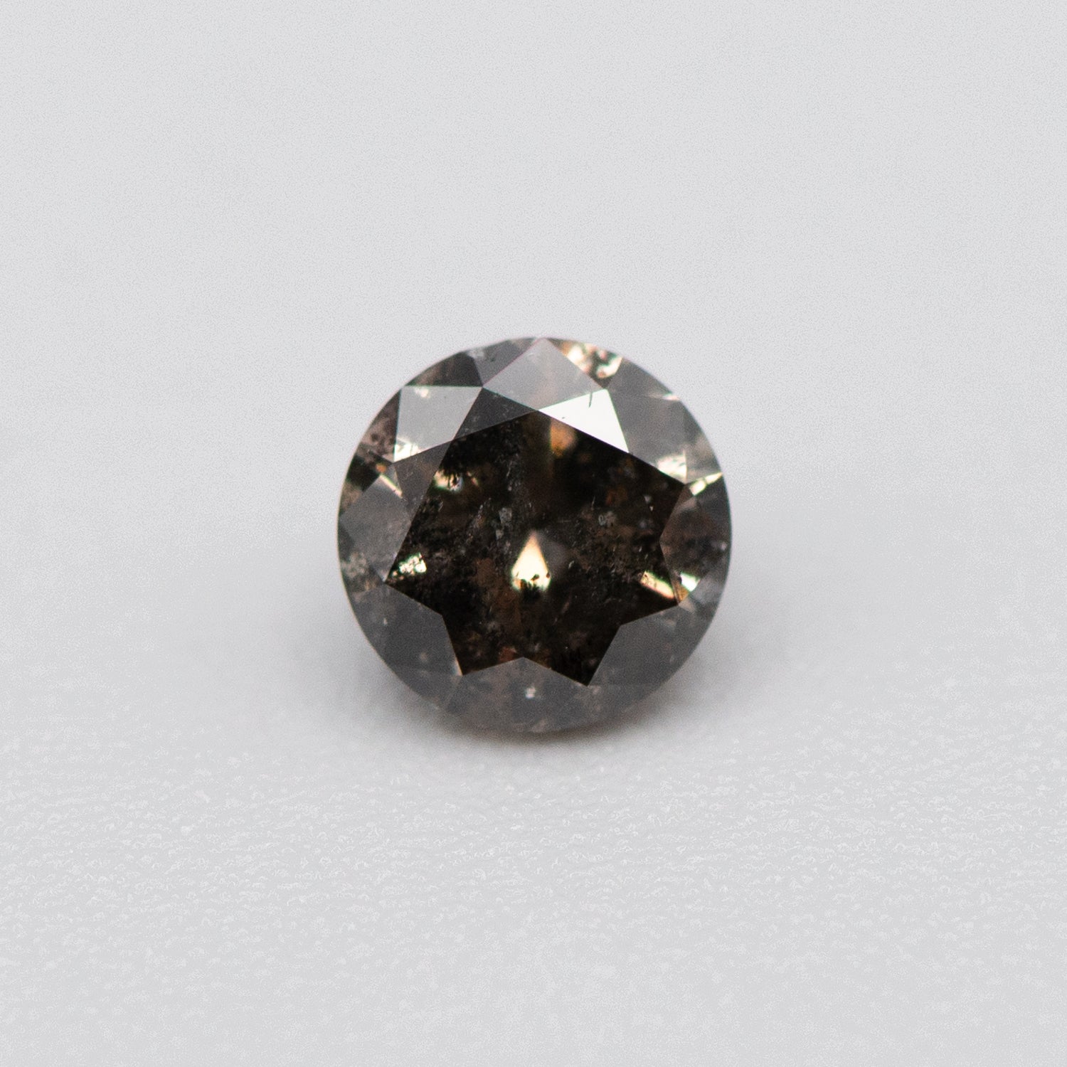 0.60ct Round Shaped Loose Salt & Pepper Diamond Malleable Jewellers