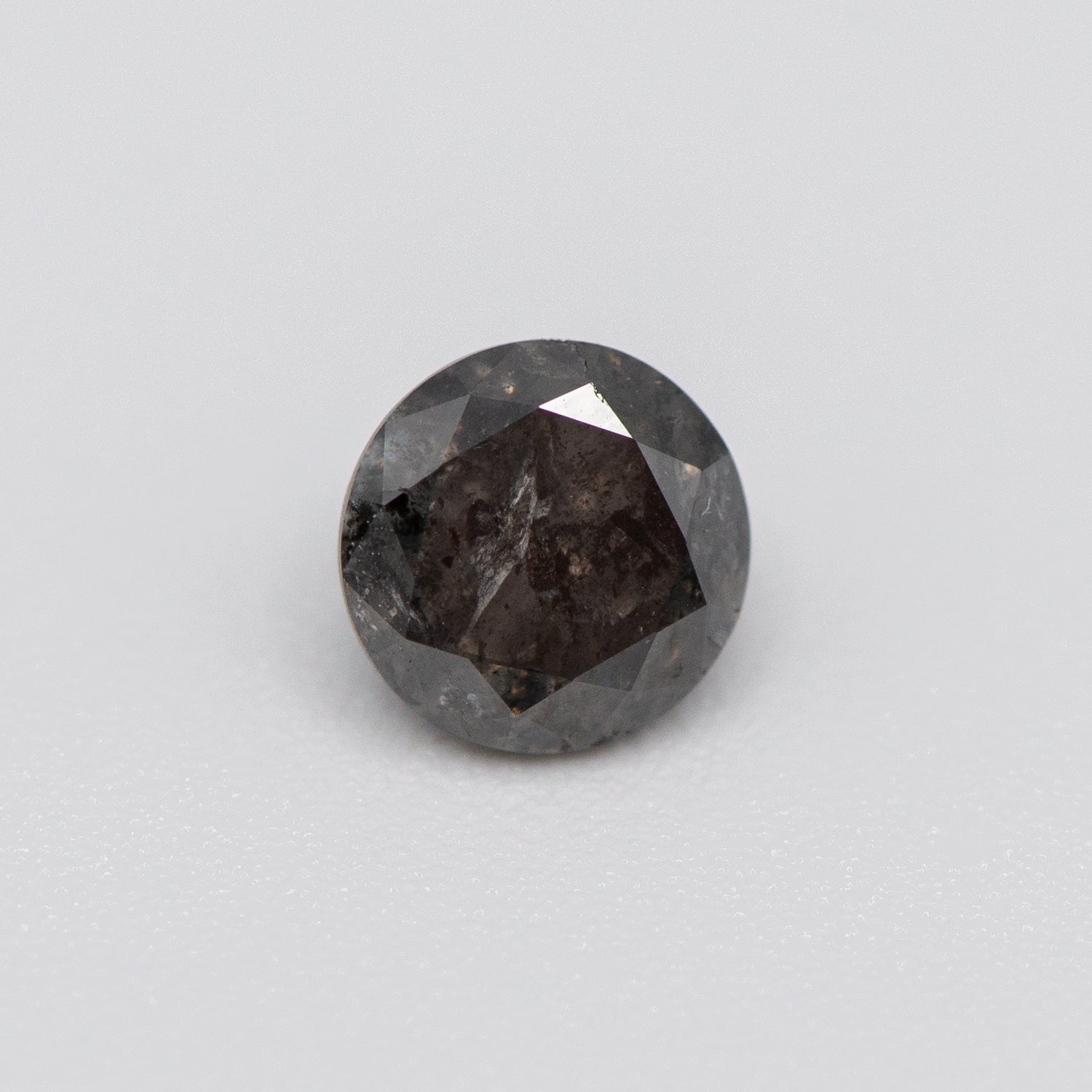 1.03ct Round Shaped Loose Salt & Pepper Diamond Malleable Jewellers