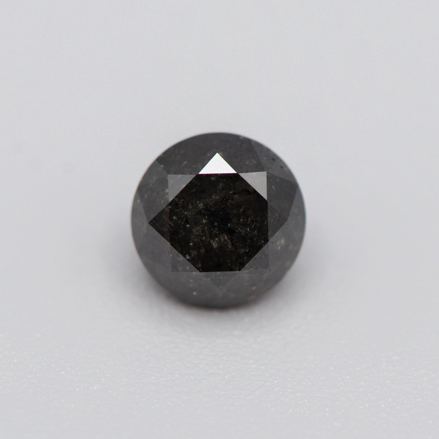 1.36ct Round Shaped Loose Salt & Pepper Diamond Malleable Jewellers