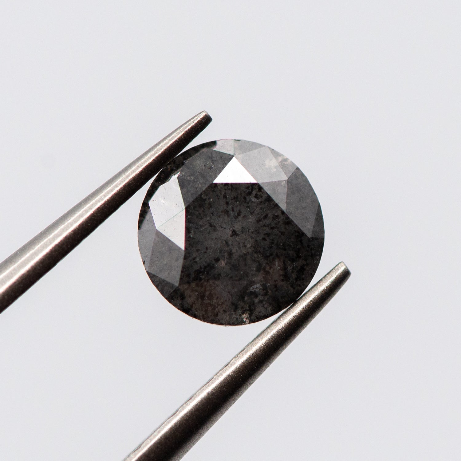 1.09ct Round Shaped Loose Salt & Pepper Diamond Malleable Jewellers