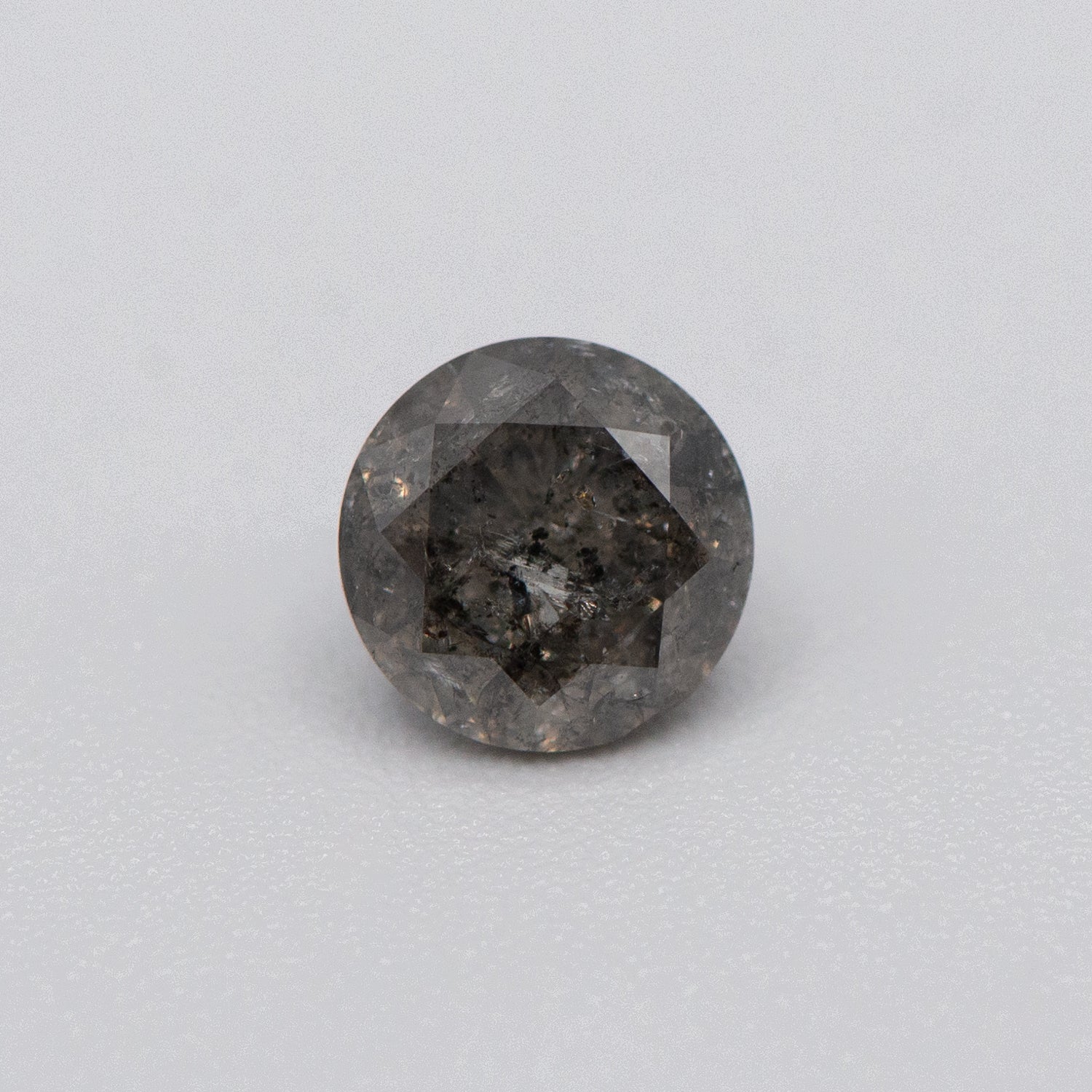 1.05ct Round Shaped Loose Salt & Pepper Diamond Malleable Jewellers