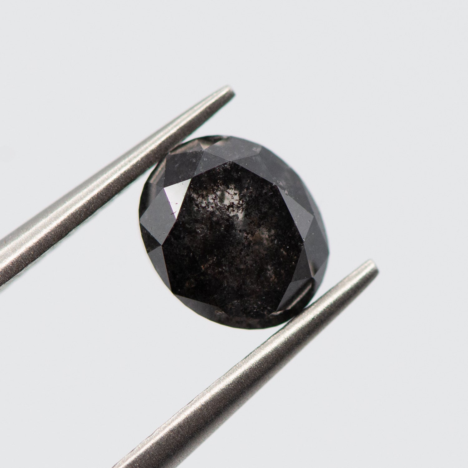 1.58ct Roval Shaped Loose Salt & Pepper Diamond Malleable Jewellers