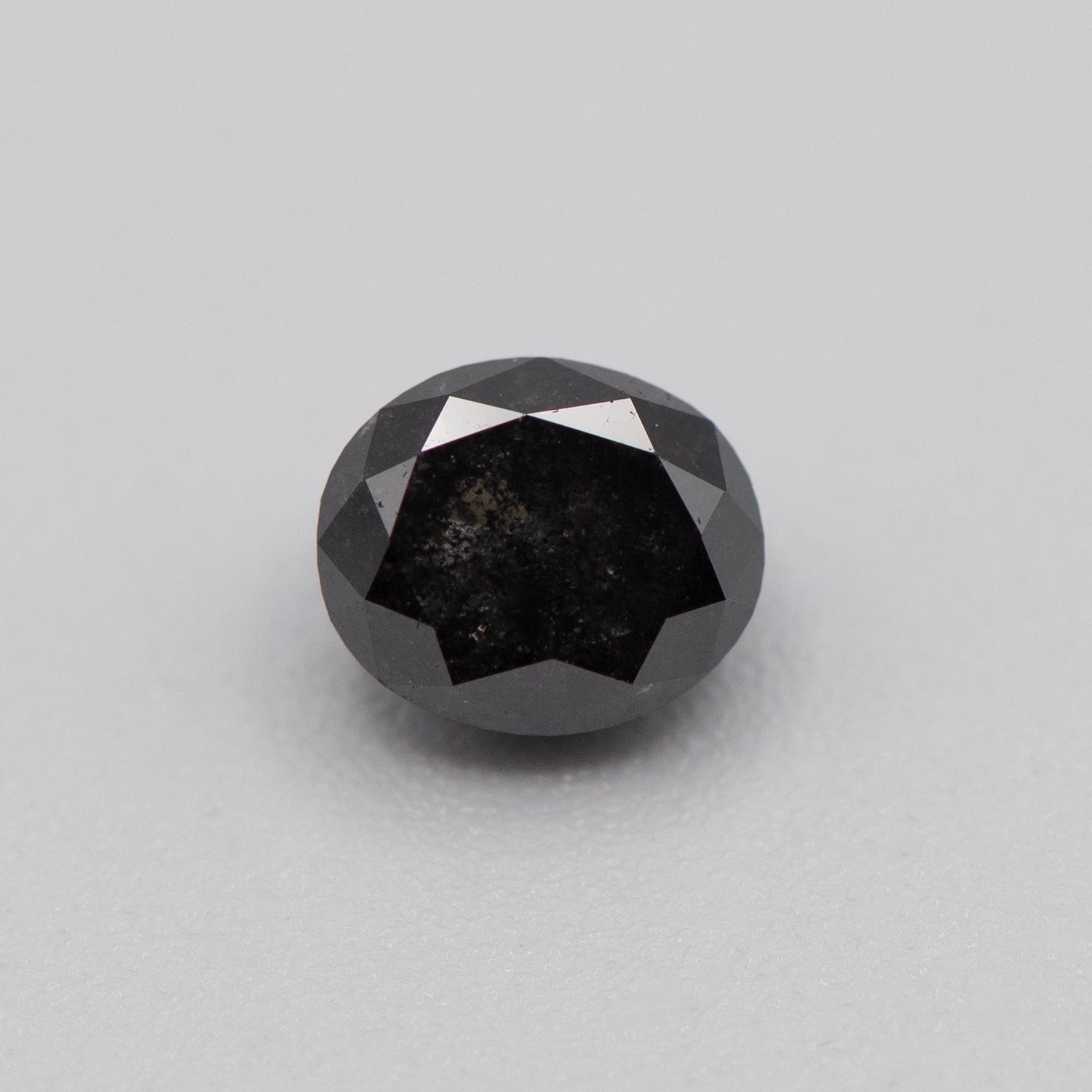 1.58ct Roval Shaped Loose Salt & Pepper Diamond Malleable Jewellers