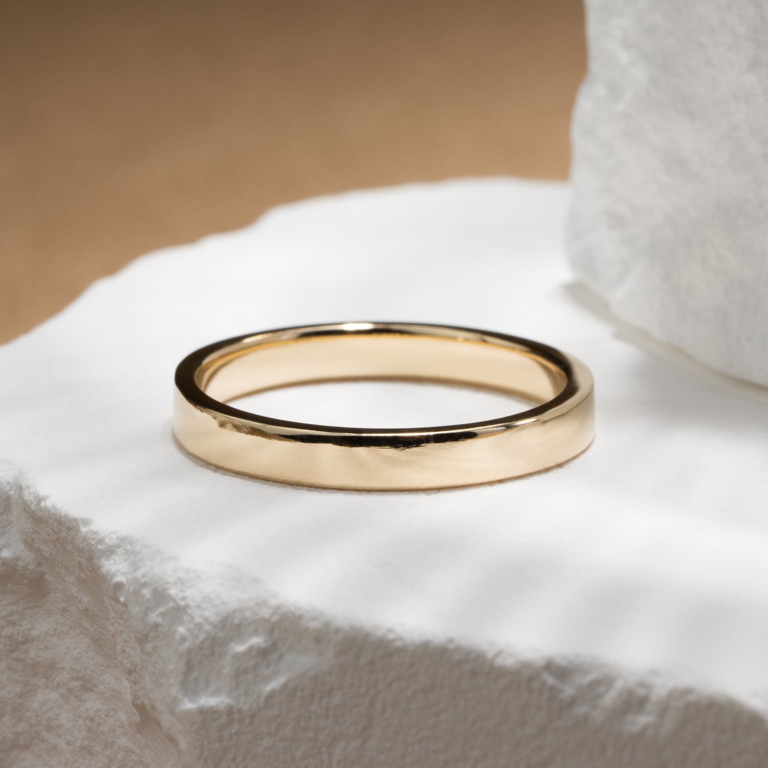 Flat Band in Yellow Gold - Malleable
