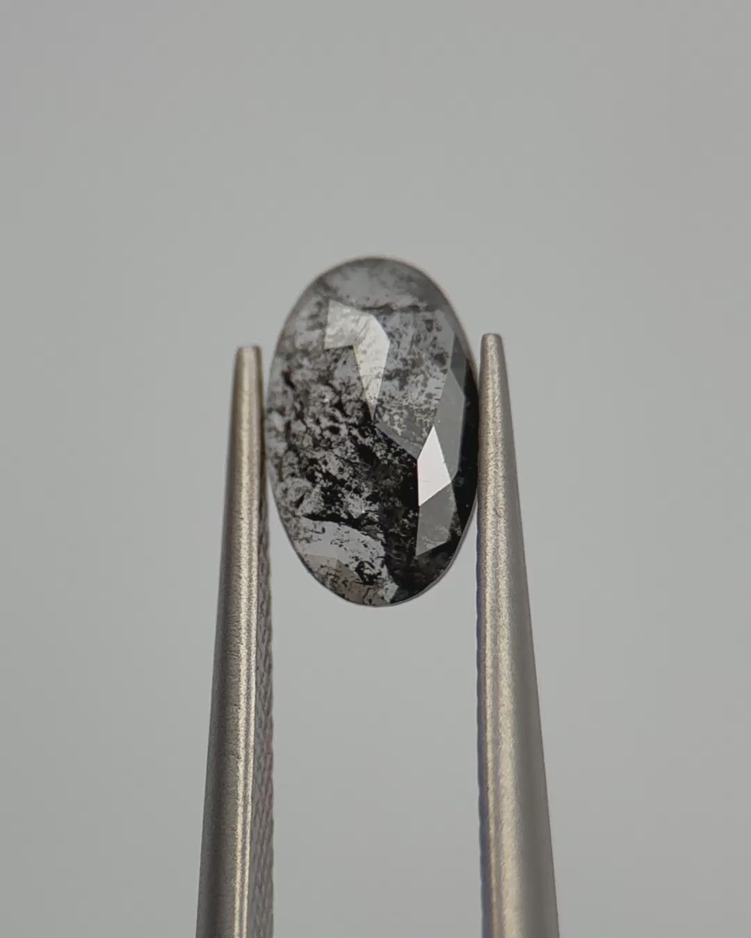 0.70ct Moval Shaped Loose Salt & Pepper Diamond Malleable Jewellers