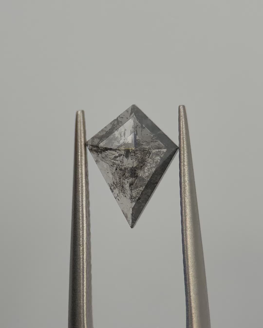 1.10ct Kite Shaped Loose Salt & Pepper Diamond Malleable Jewellers