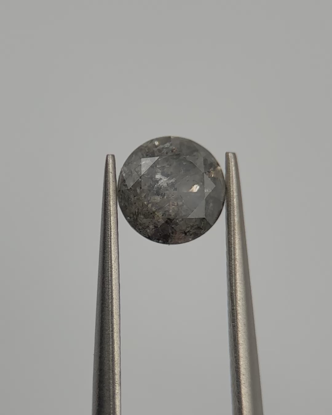 1.05ct Round Shaped Loose Salt & Pepper Diamond Malleable Jewellers