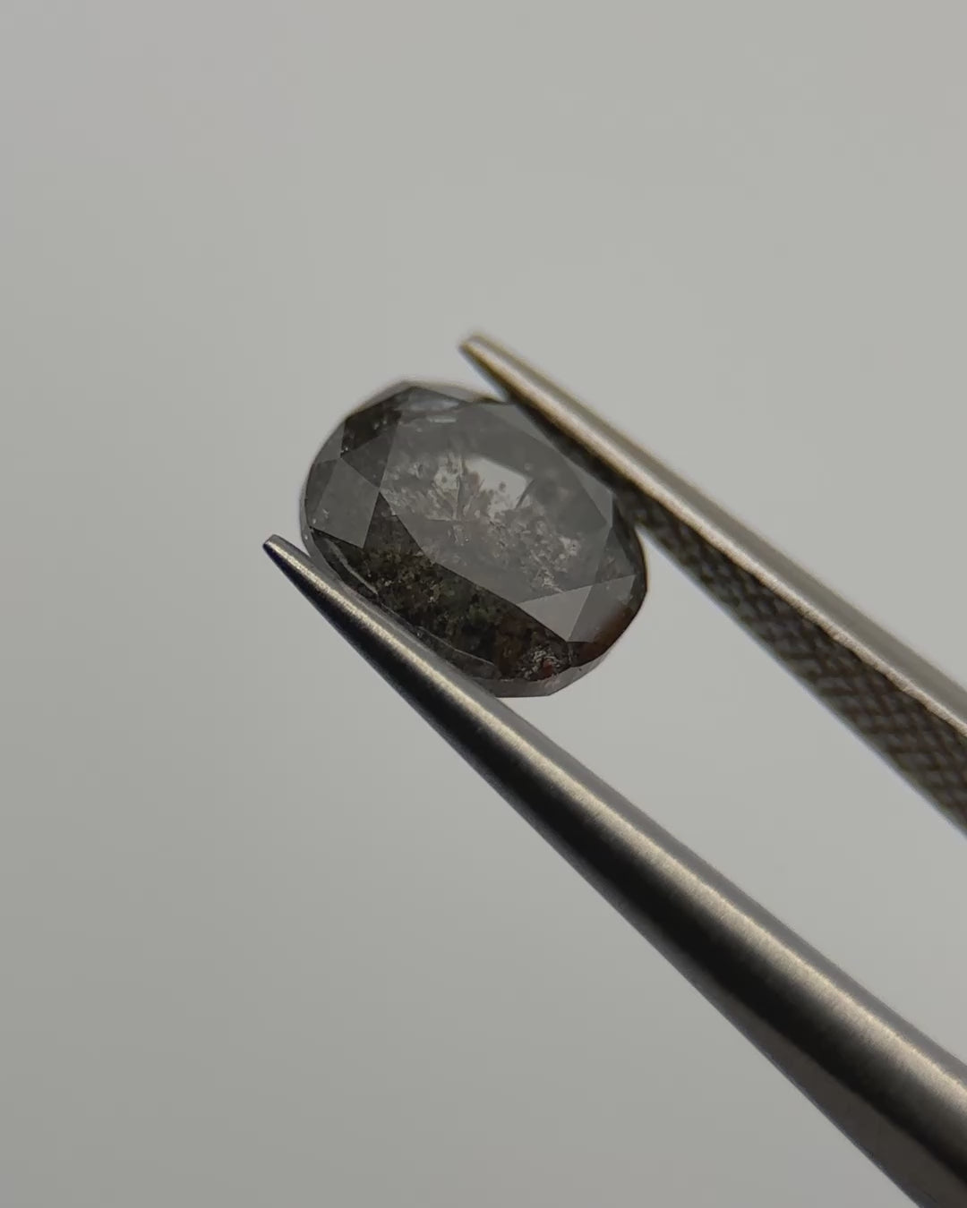 1.69ct Oval Shaped Loose Salt & Pepper Diamond Malleable Jewellers