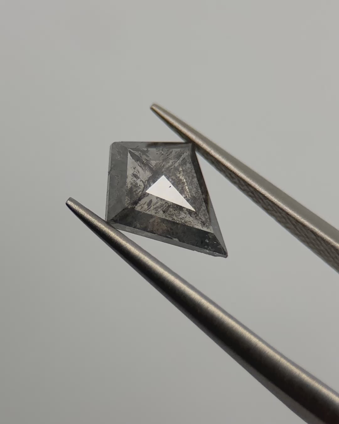 1.10ct Kite Shaped Loose Salt & Pepper Diamond Malleable Jewellers