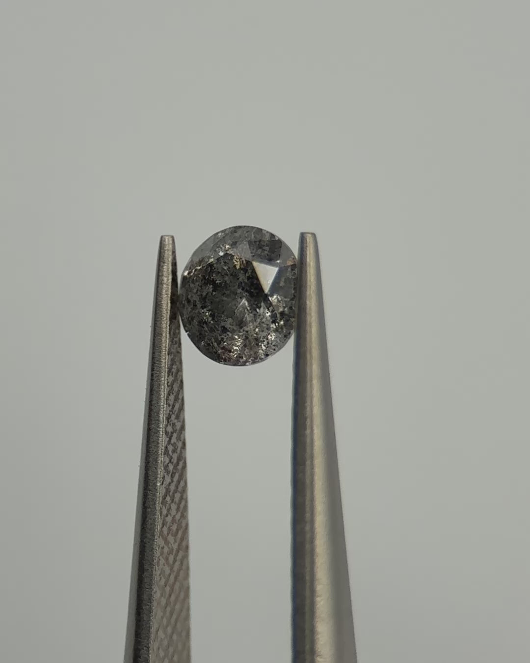 0.58ct Round Shaped Loose Salt & Pepper Diamond