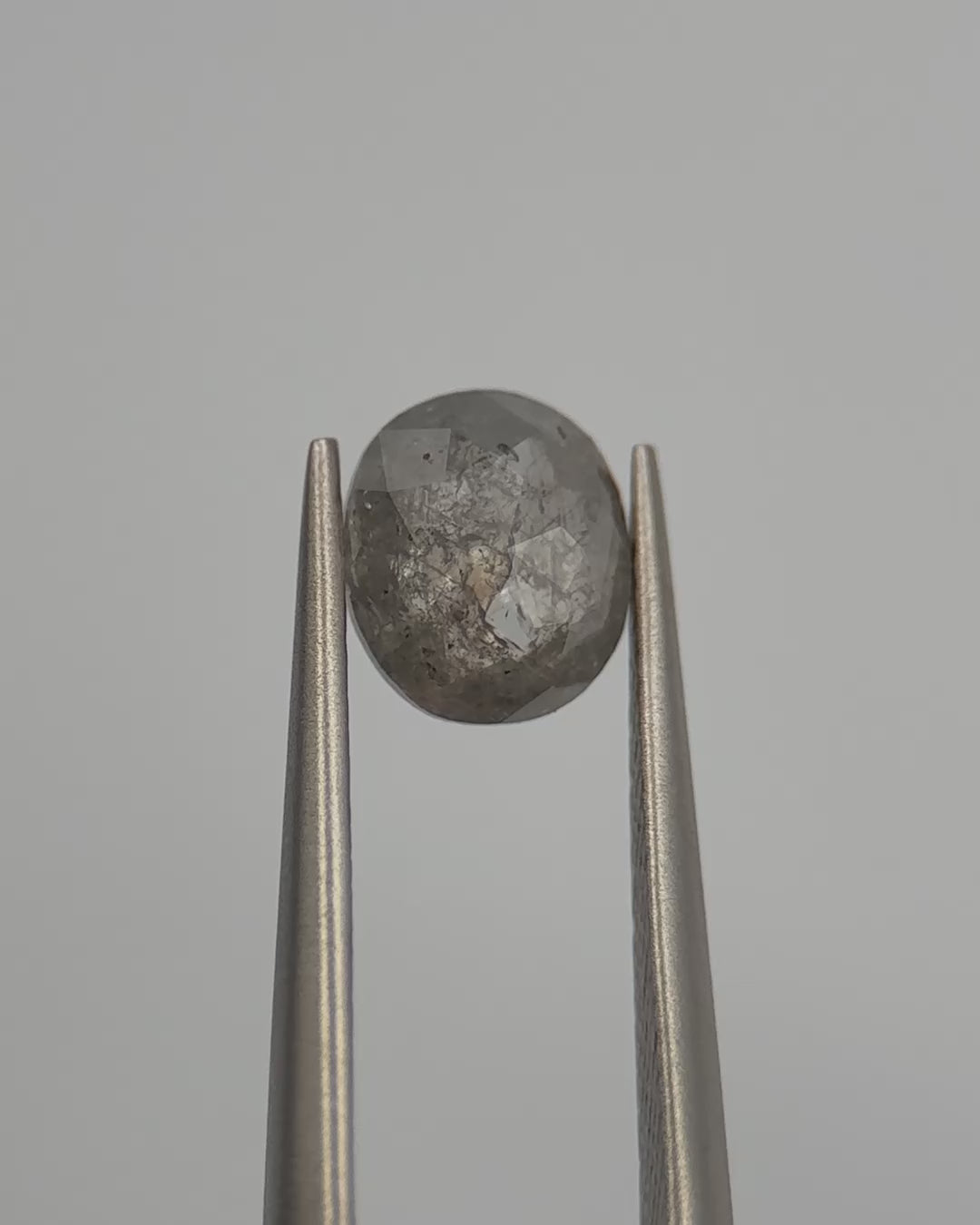 0.95ct Roval Shaped Loose Salt & Pepper Diamond Malleable Jewellers