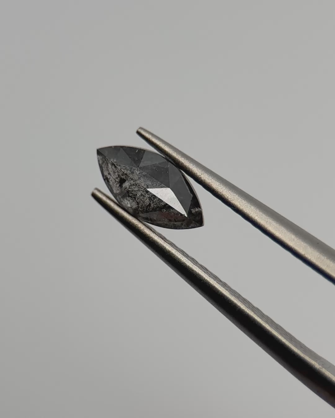 0.66ct Marquise Shaped Loose Salt & Pepper Diamond Malleable Jewellers