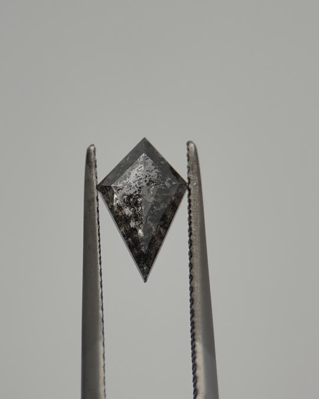 1.02ct Kite Shaped Loose Salt & Pepper Diamond Malleable Jewellers