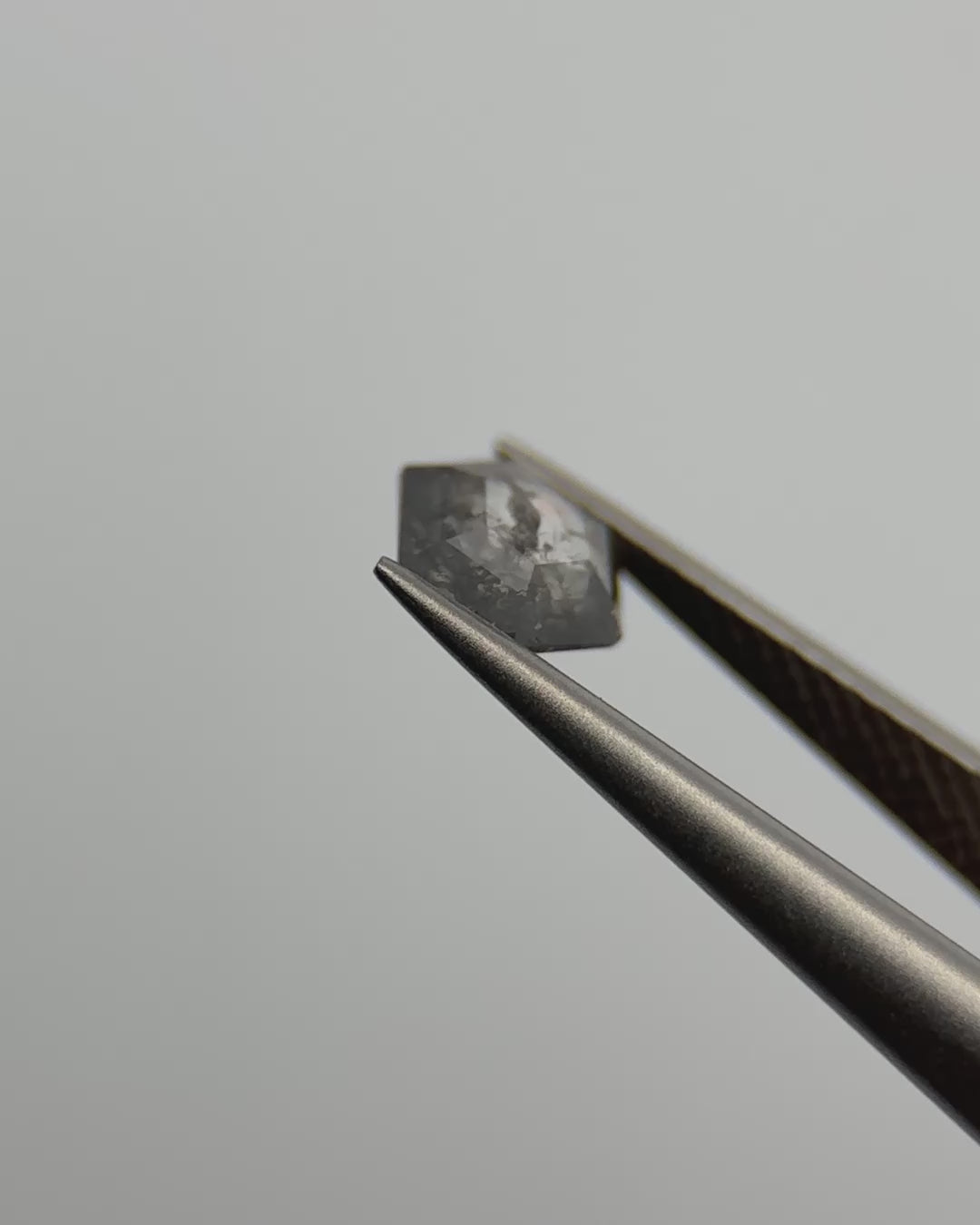 0.48ct Hexagon Shaped Loose Salt & Pepper Diamond Malleable Jewellers