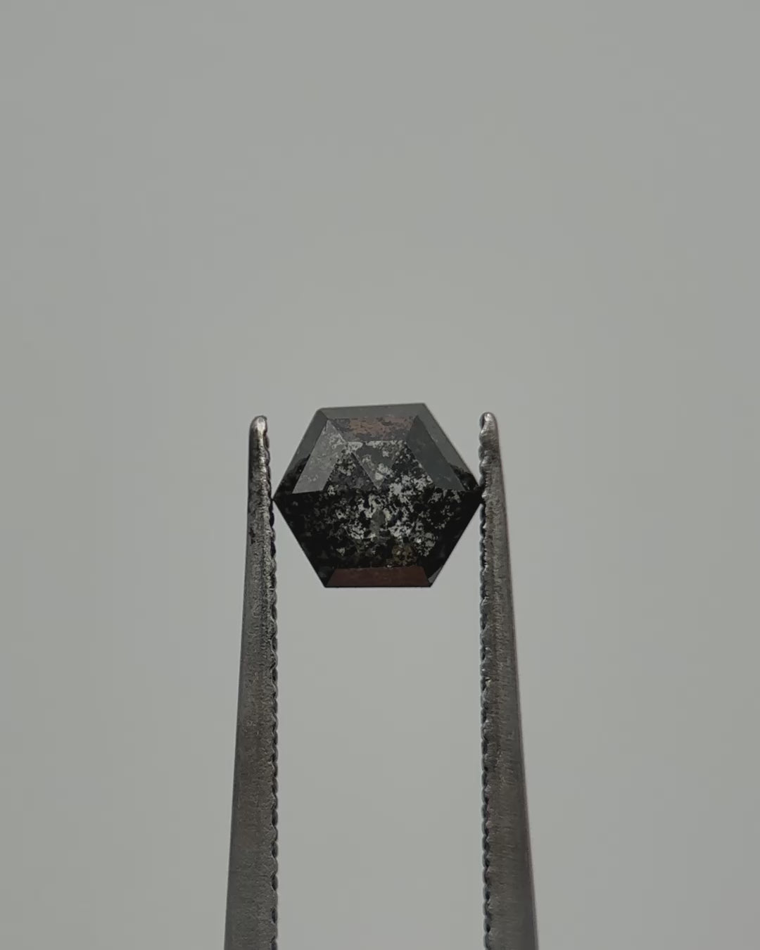 0.59ct Hexagon Shaped Loose Salt & Pepper Diamond Malleable Jewellers