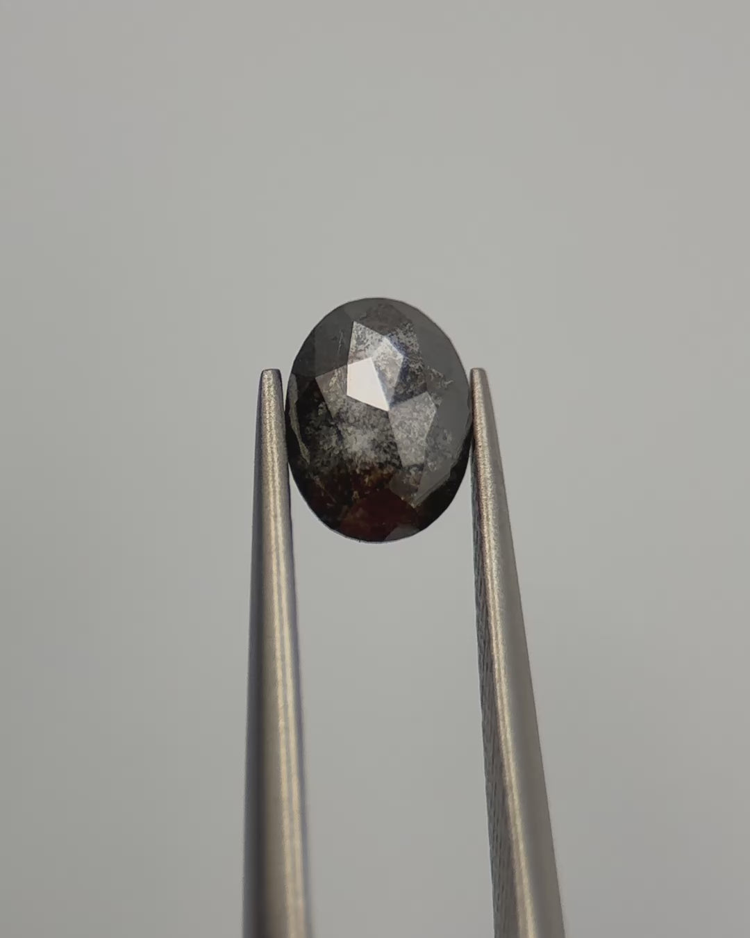 0.86ct Oval Shaped Loose Salt & Pepper Diamond Malleable Jewellers