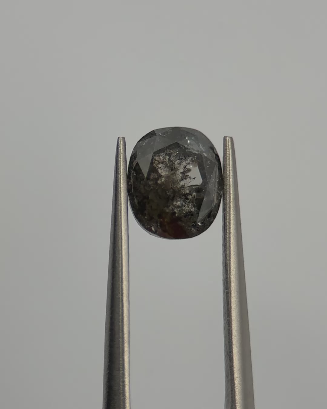 1.69ct Oval Shaped Loose Salt & Pepper Diamond Malleable Jewellers