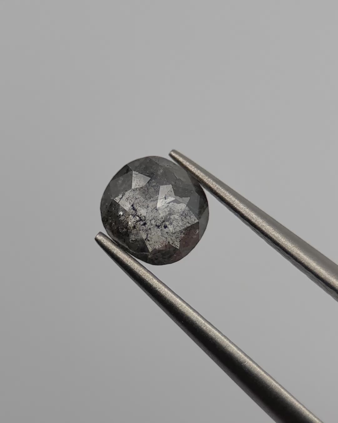 0.71ct Roval Shaped Loose Salt & Pepper Diamond Malleable Jewellers