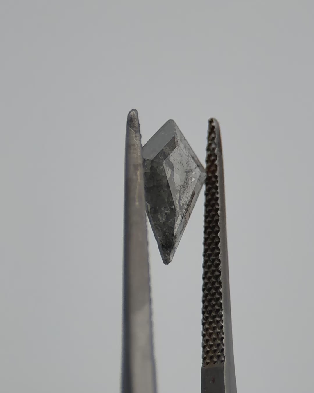 0.78ct Kite Shaped Loose Salt & Pepper Diamond Malleable Jewellers