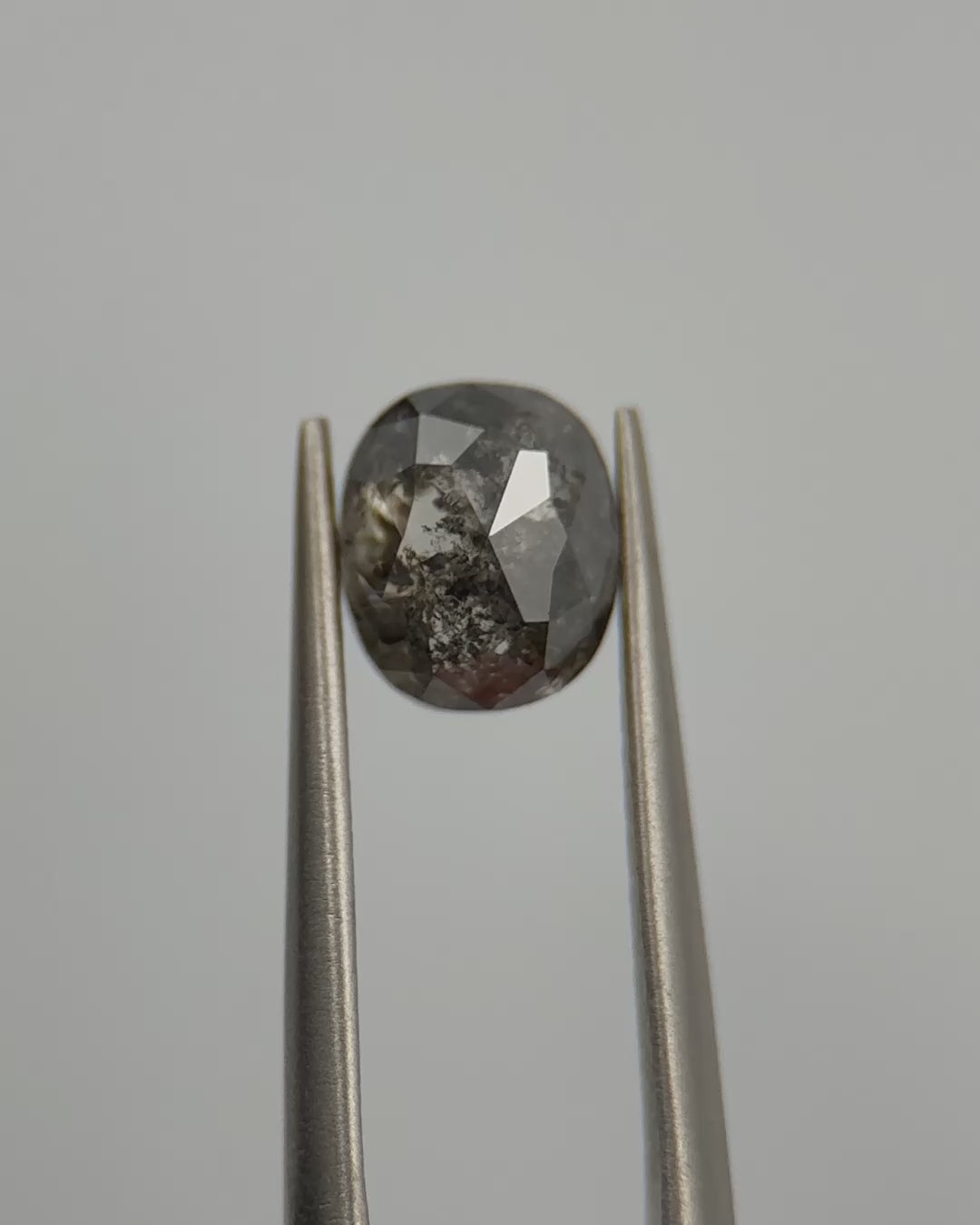 1.69ct Oval Shaped Loose Salt & Pepper Diamond Malleable Jewellers