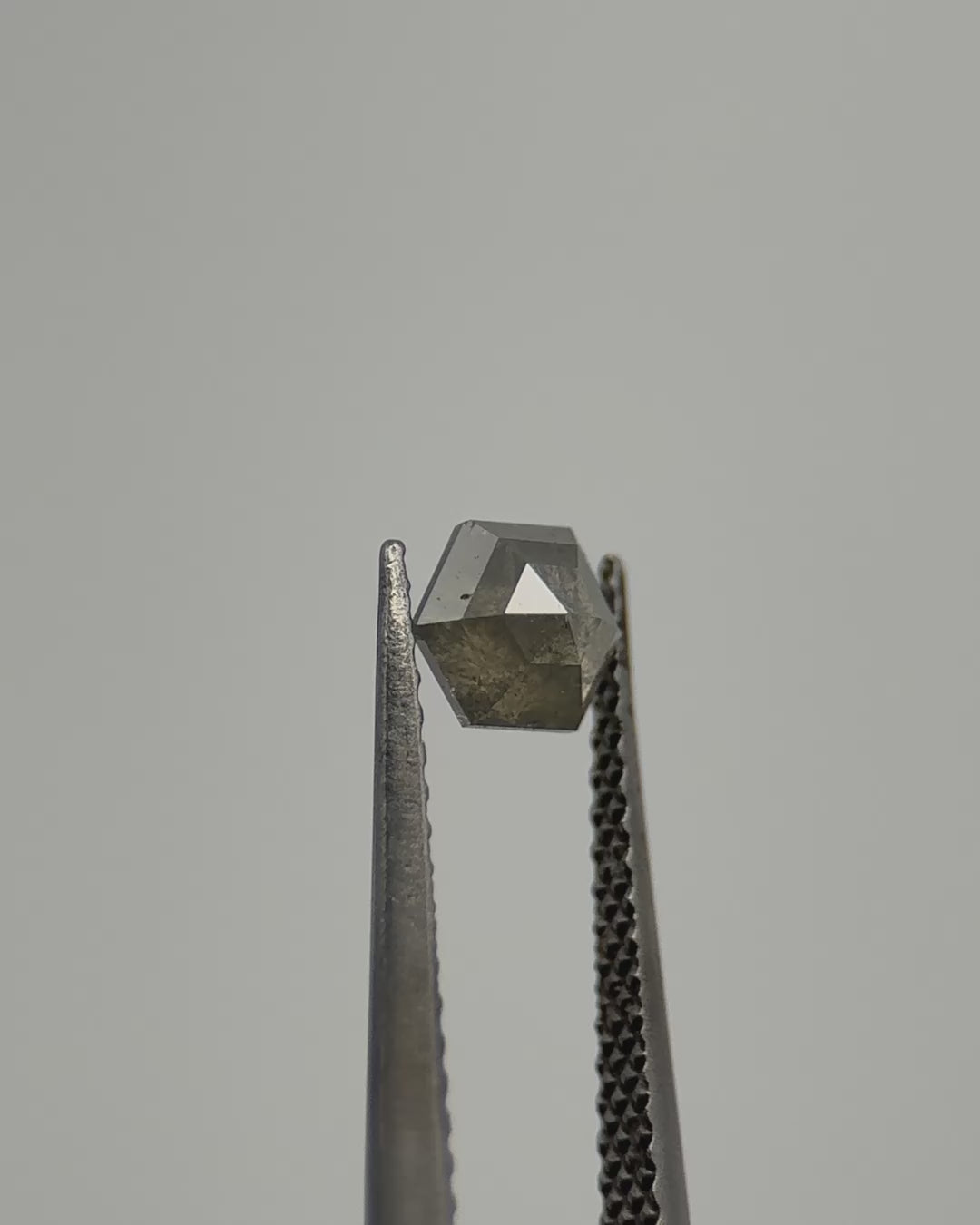 0.64 Hexagon Shaped Loose Salt & Pepper Diamond Malleable Jewellers