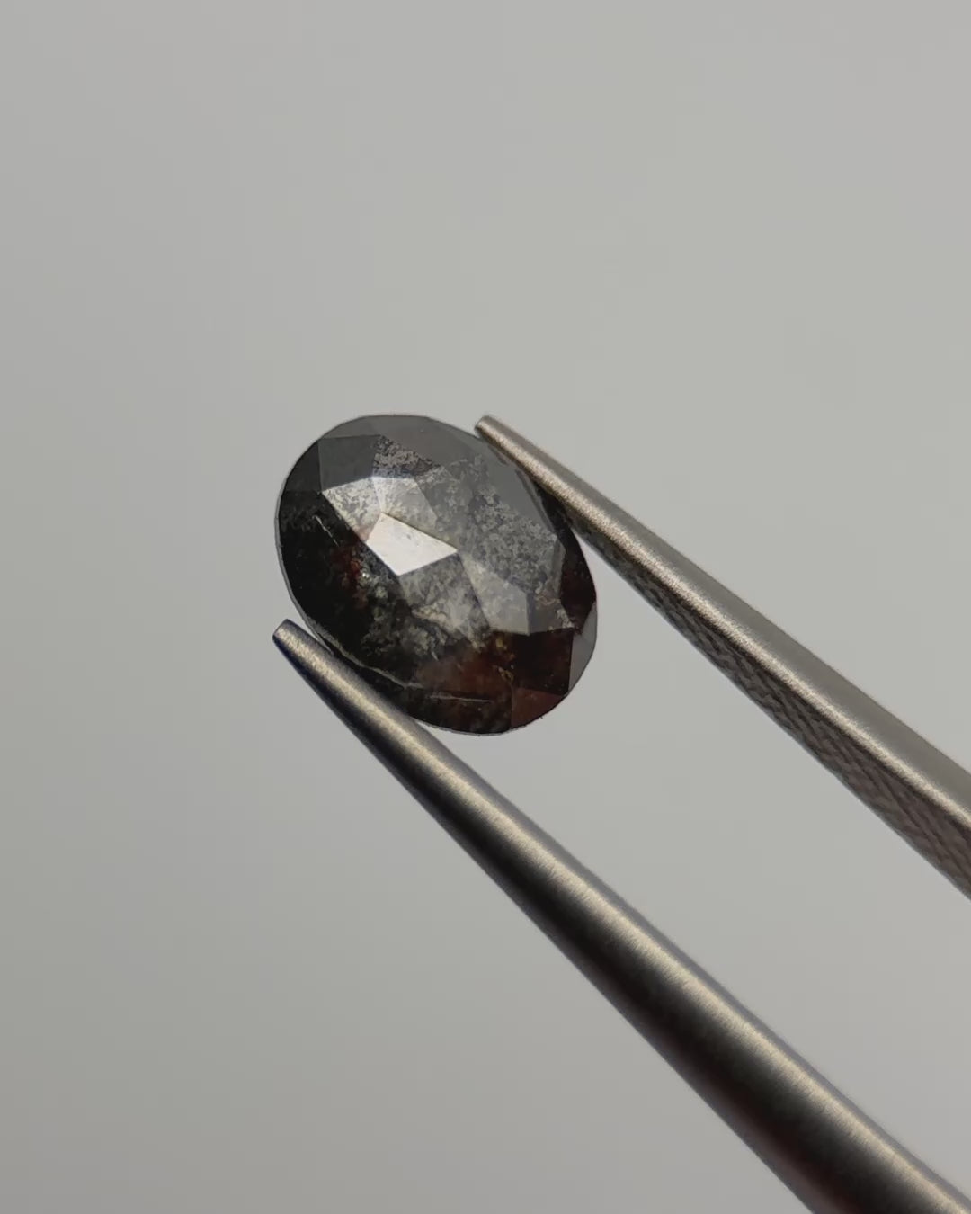 0.86ct Oval Shaped Loose Salt & Pepper Diamond Malleable Jewellers