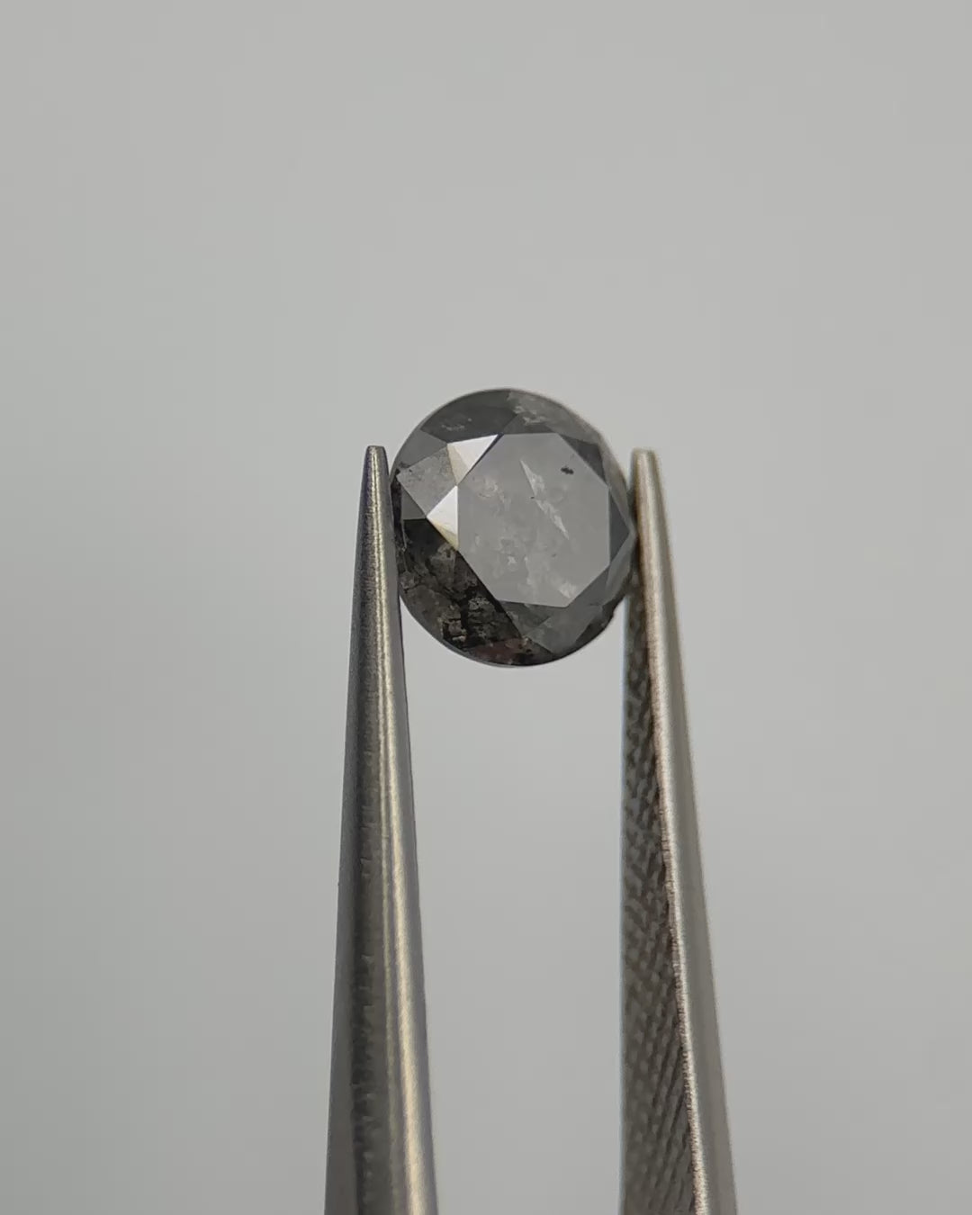 1.03ct Round Shaped Loose Salt & Pepper Diamond Malleable Jewellers